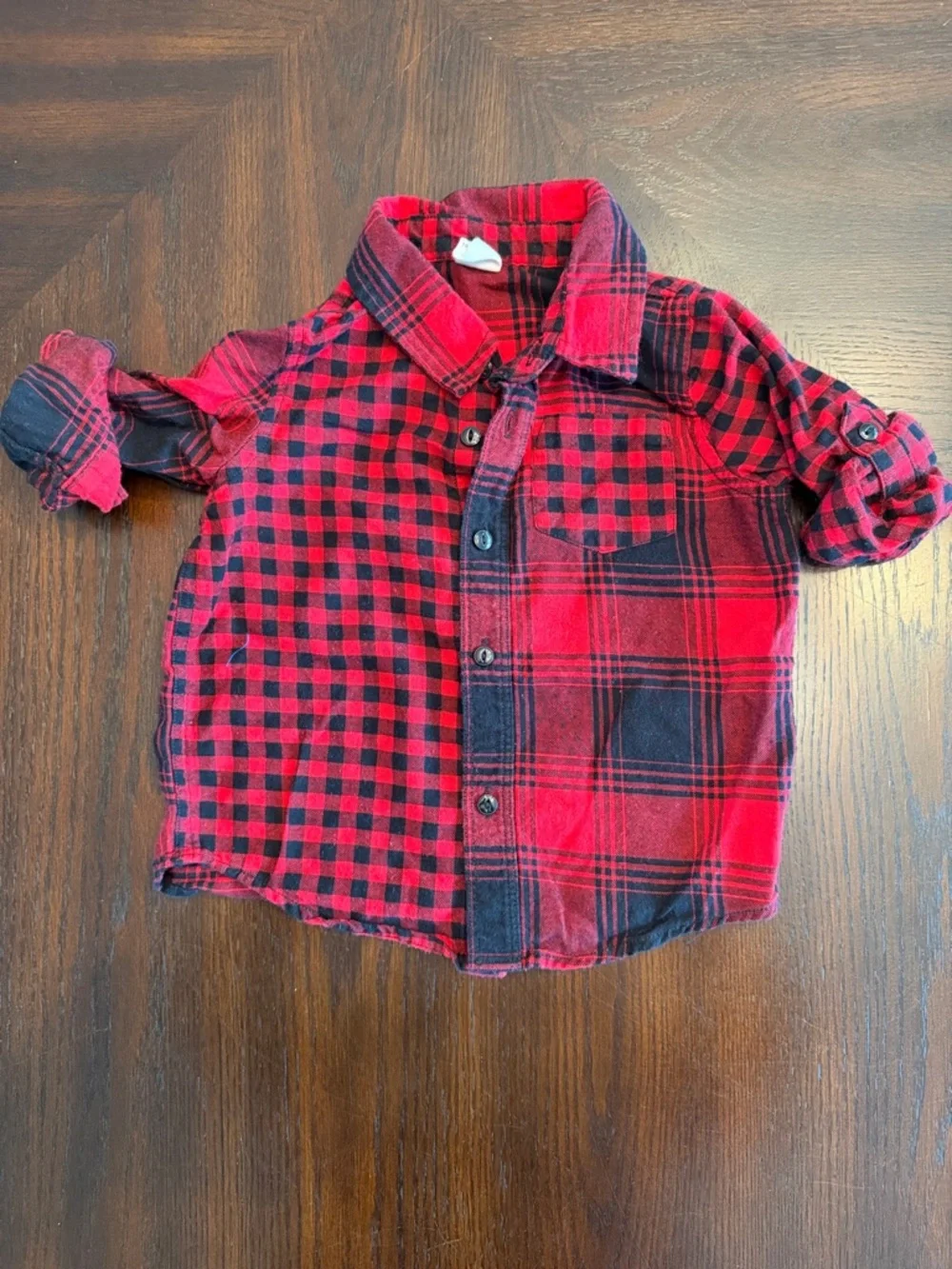 GAP Toddler Boy Buffalo Plaid & Chambray Shirt Bundle 18-24M